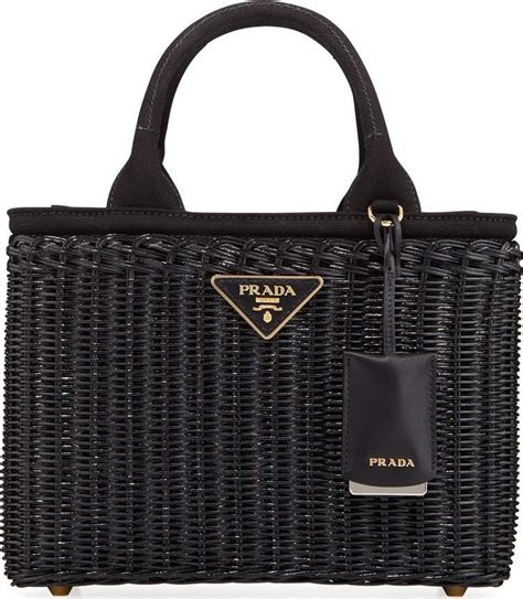 prada basket tote|prada wicker tote bag.